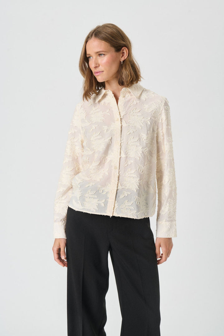Vilya Shirt Whitecap Gray | Skjorter og bluser | Smuk - Dameklær på nett