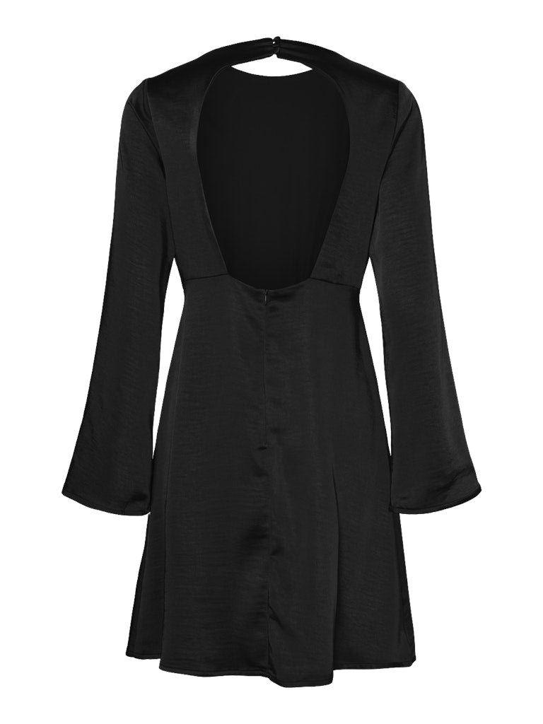 Vima Ls Open Back Dress Black | Kjoler | Smuk - Dameklær på nett