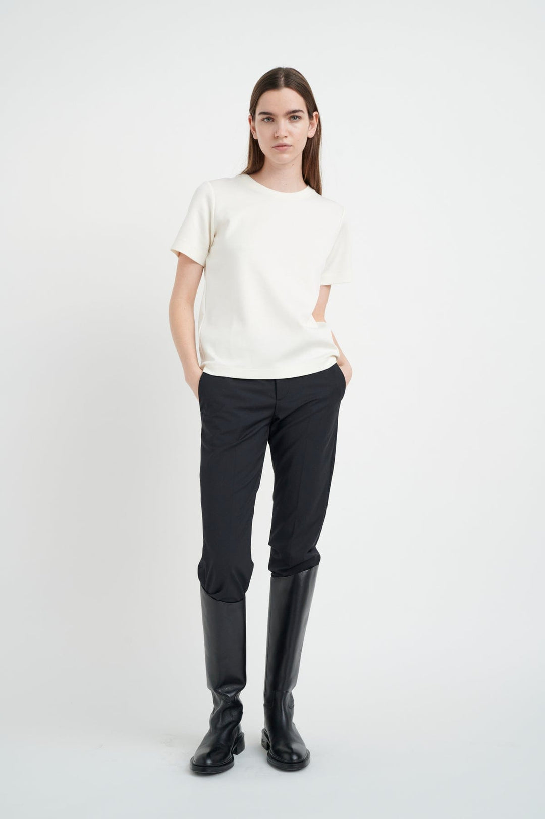 Vincentiw Karmen T-Shirt Whisper White | Topper | Smuk - Dameklær på nett