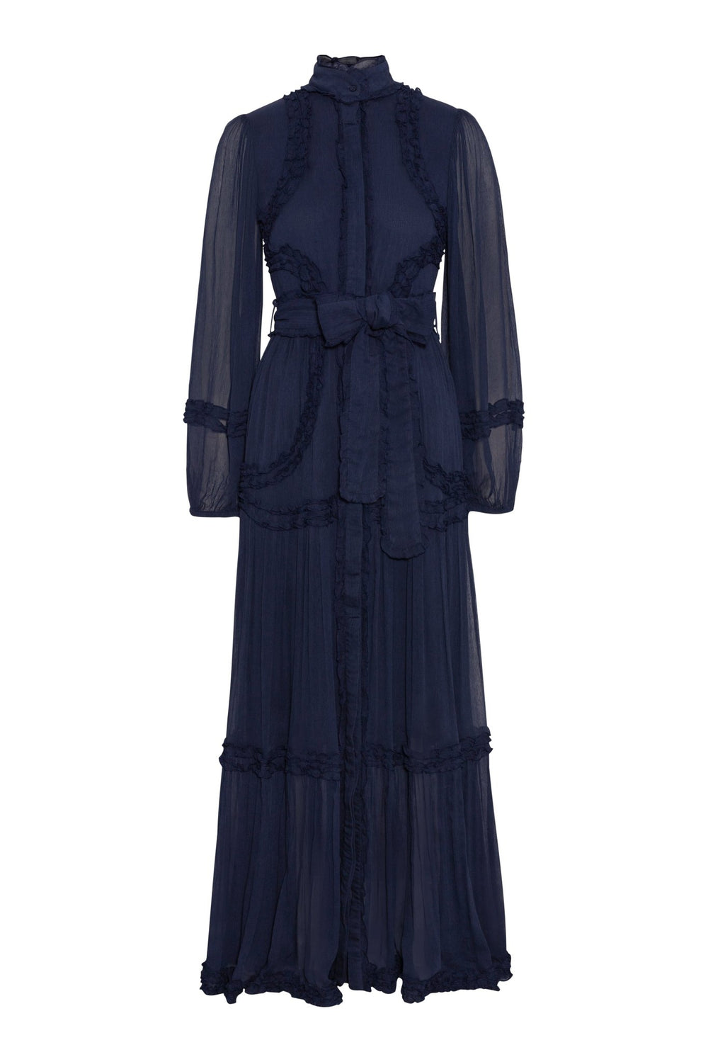 Violetta Maxi Dress Dark Blue | Kjoler | Smuk - Dameklær på nett