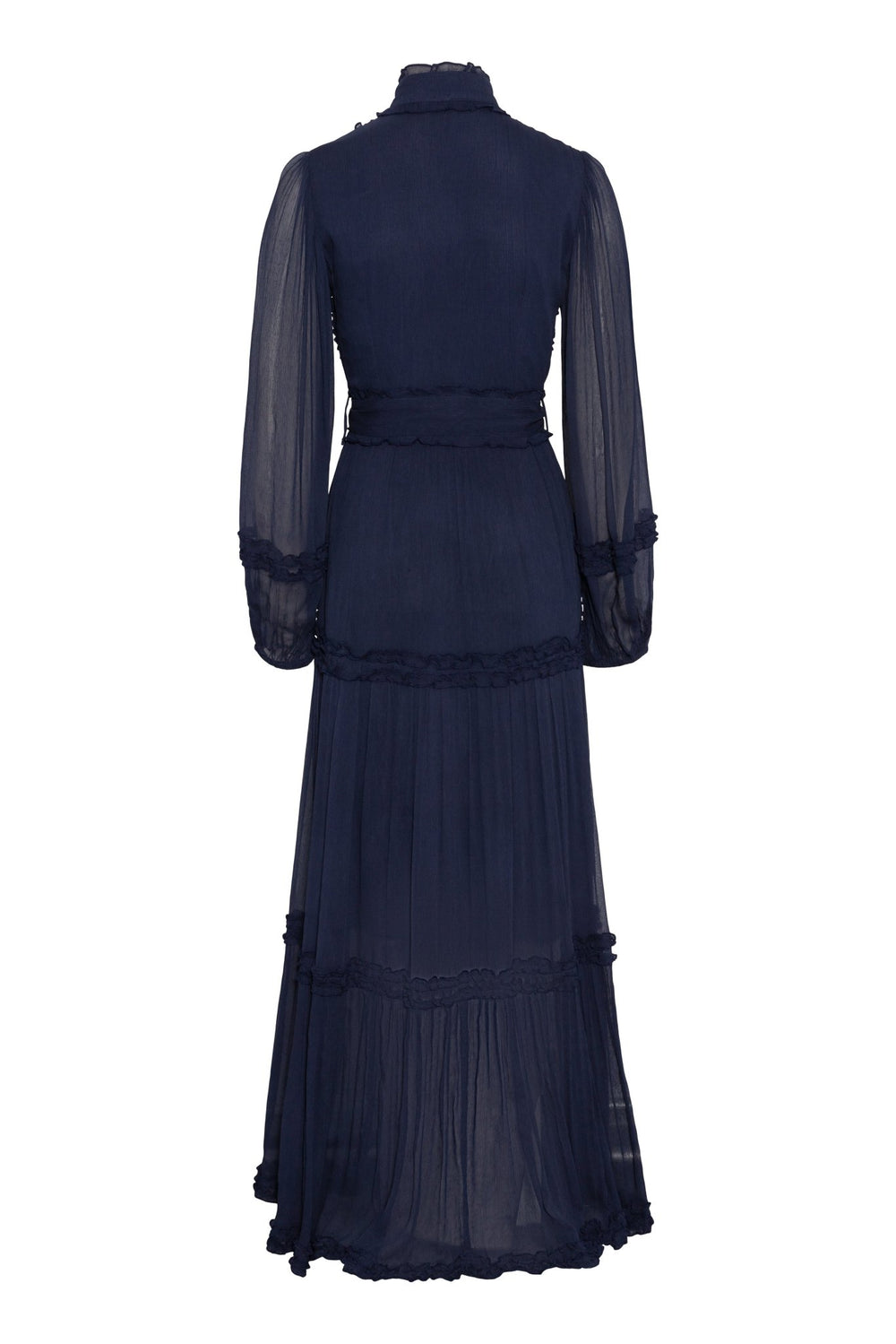 Violetta Maxi Dress Dark Blue | Kjoler | Smuk - Dameklær på nett