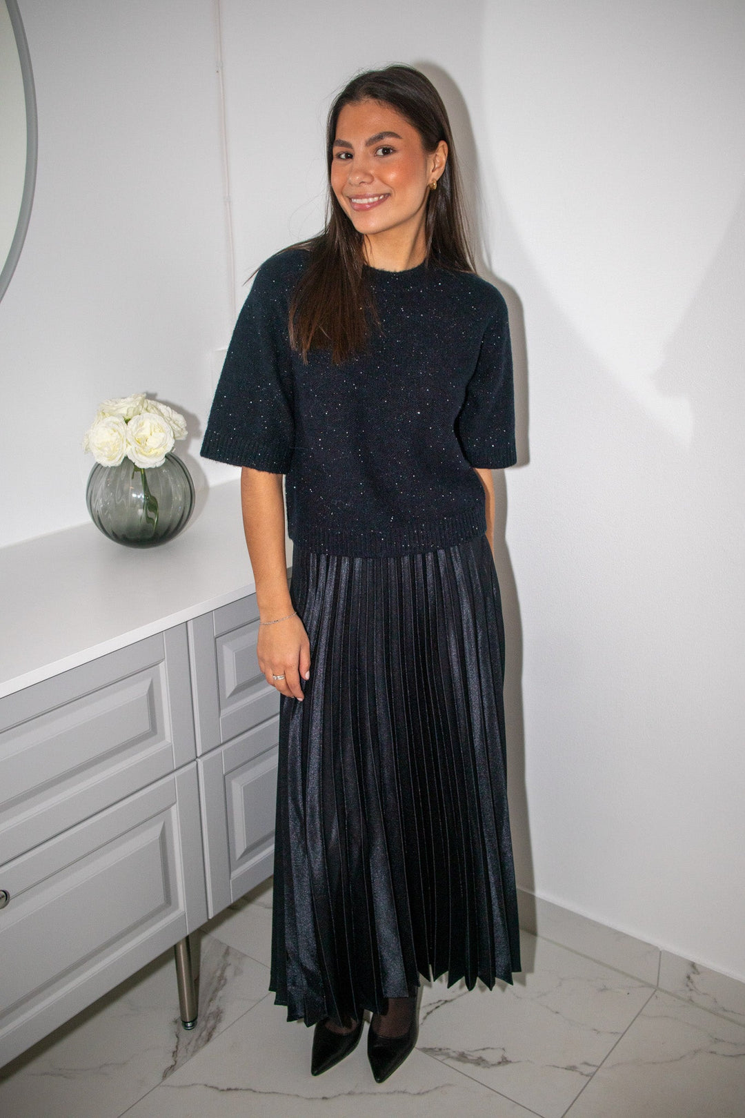 Violetta Skirt Dark Navy | Skjørt | Smuk