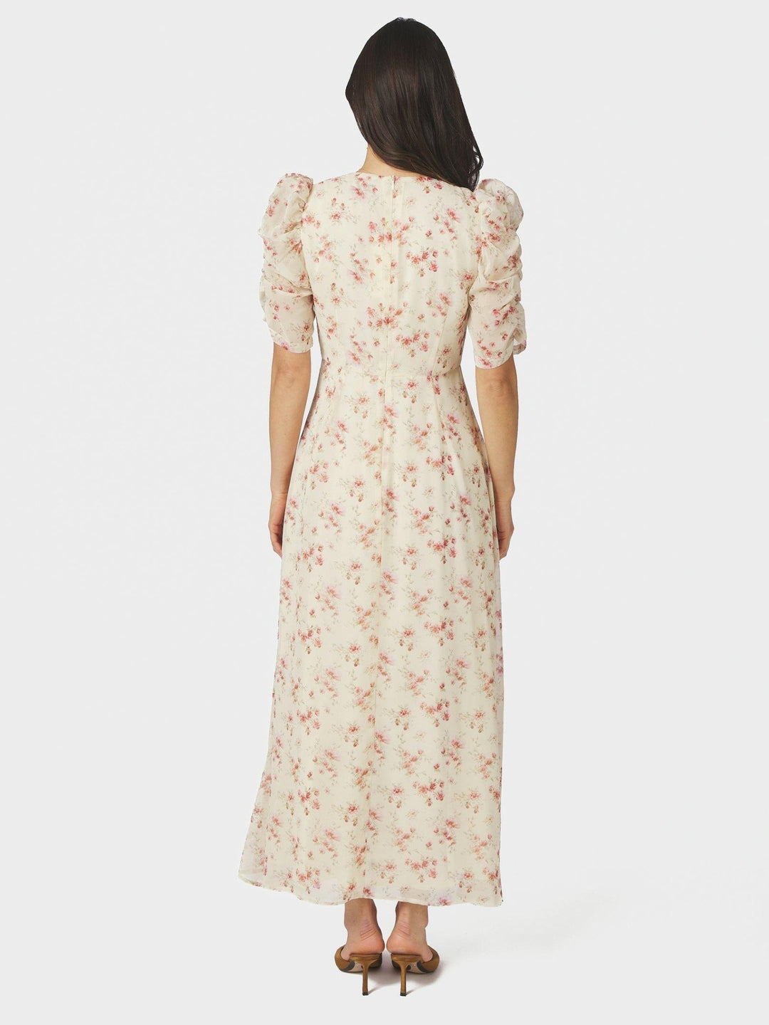 Vira Floral Dress Creme | Kjoler | Smuk
