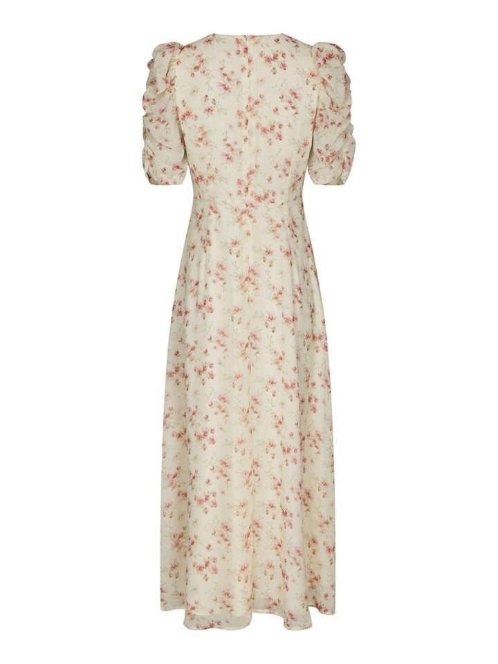Vira Floral Dress Creme | Kjoler | Smuk
