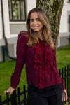 Viscose Blouse Burgundy