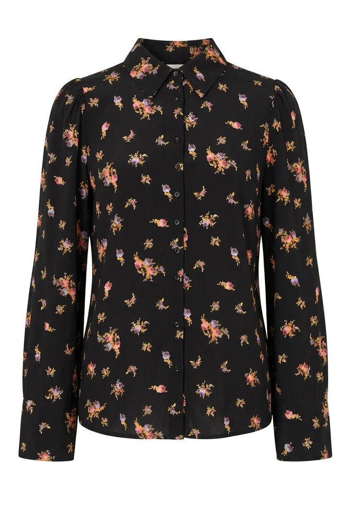 Viscose Blouse Midnight Flowers | Skjorter og bluser | Smuk