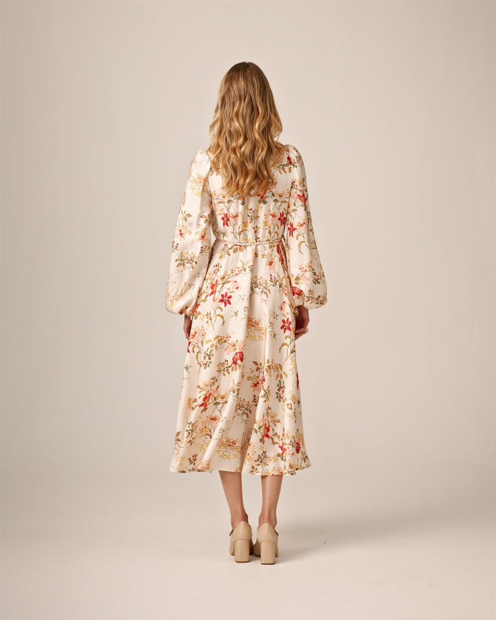 Viscose Shirt Dress Botanical | Kjoler | Smuk - Dameklær på nett