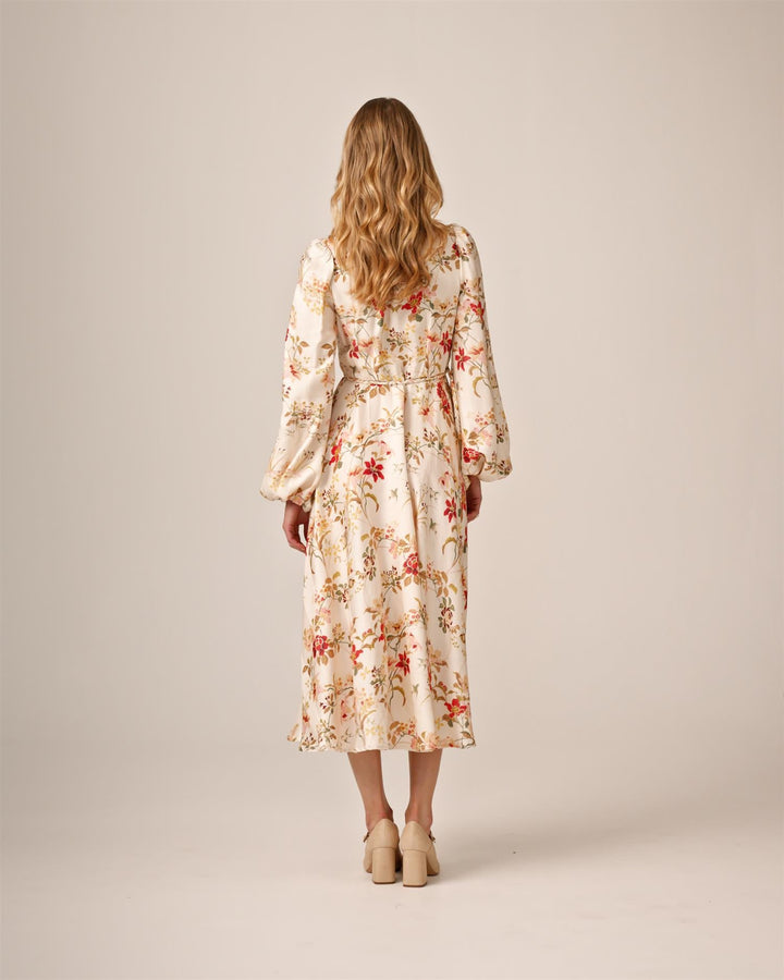 Viscose Shirt Dress Botanical | Kjoler | Smuk - Dameklær på nett