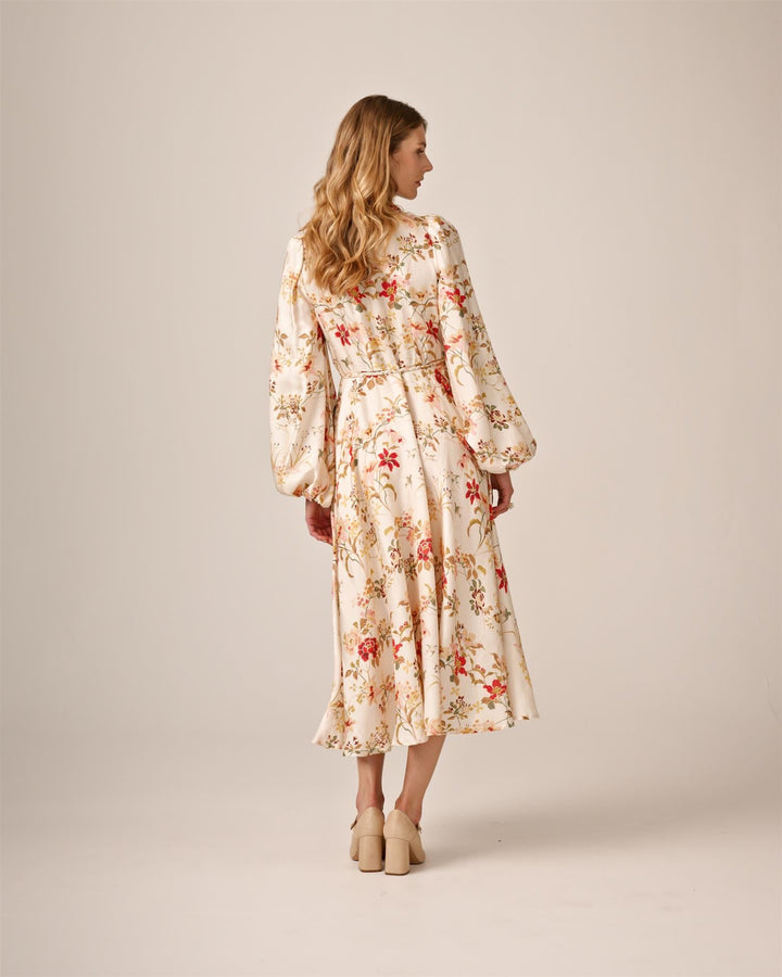 Viscose Shirt Dress Botanical | Kjoler | Smuk - Dameklær på nett