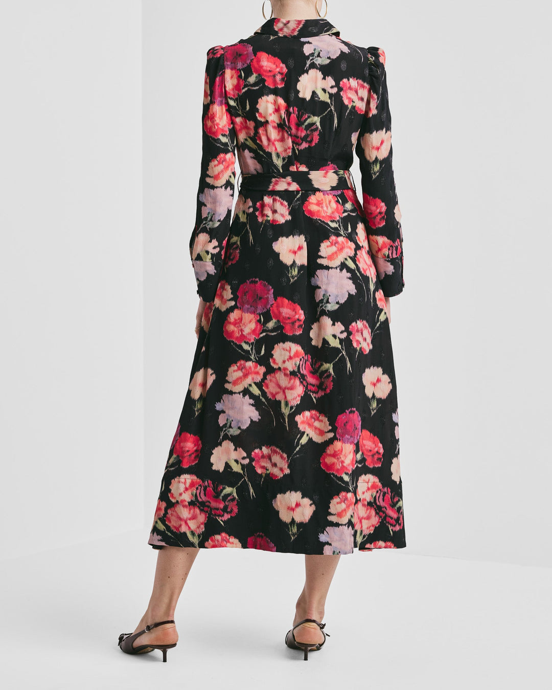 Viscose Shirt Dress Poppies | Kjoler | Smuk - Dameklær på nett