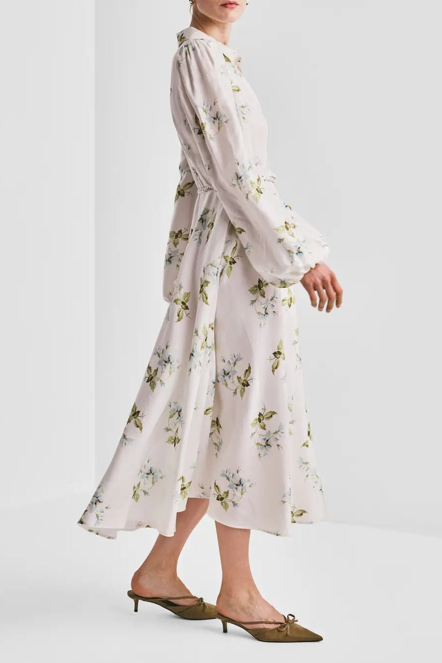 Viscose Shirt Dress Tea Garden | Kjoler | Smuk - Dameklær på nett