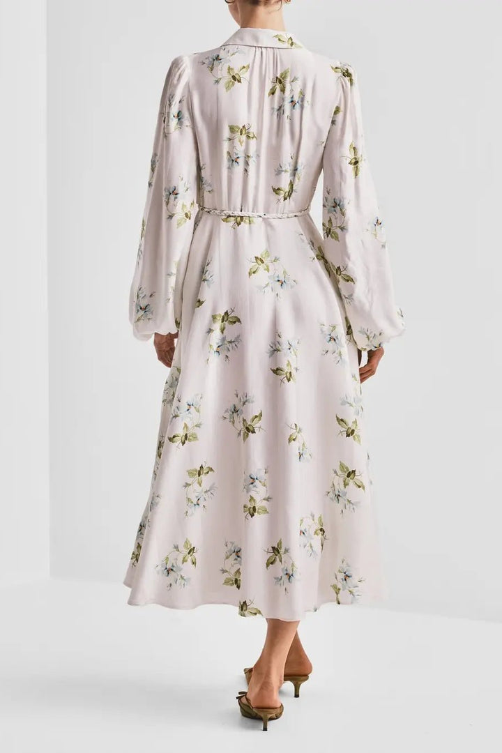 Viscose Shirt Dress Tea Garden | Kjoler | Smuk - Dameklær på nett
