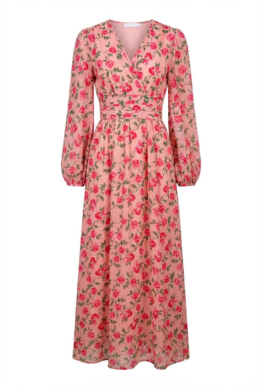 Viscose V - Neck Dress Elora | Kjoler | Smuk