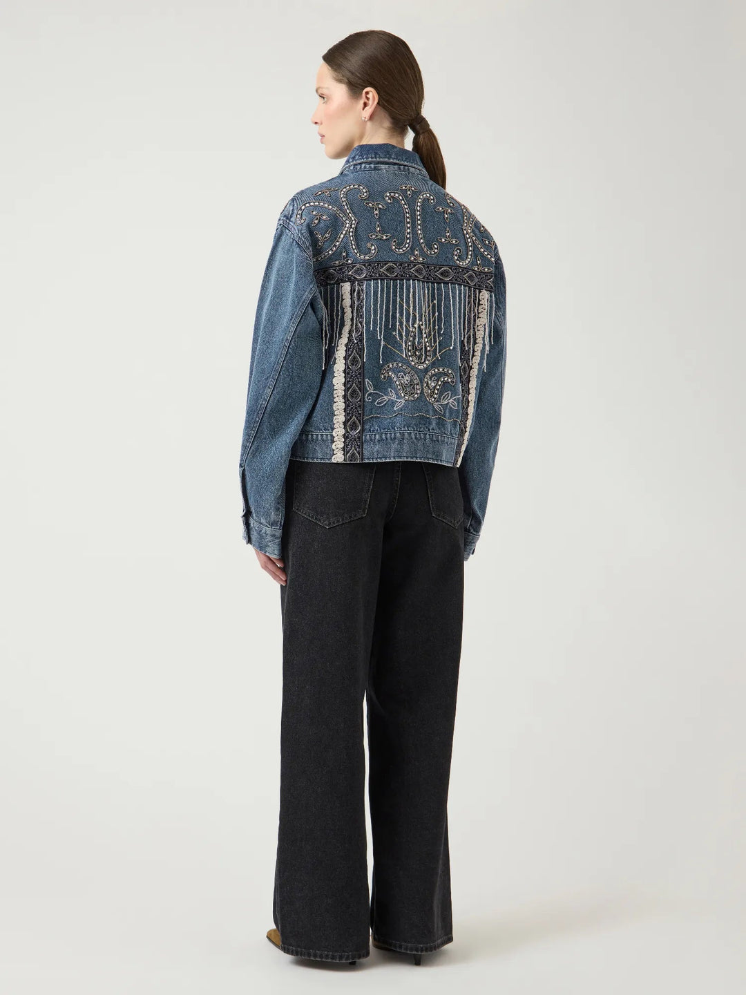 Vision Ls Denim Emb Jacket Light Blue Denim | Yttertøy | Smuk