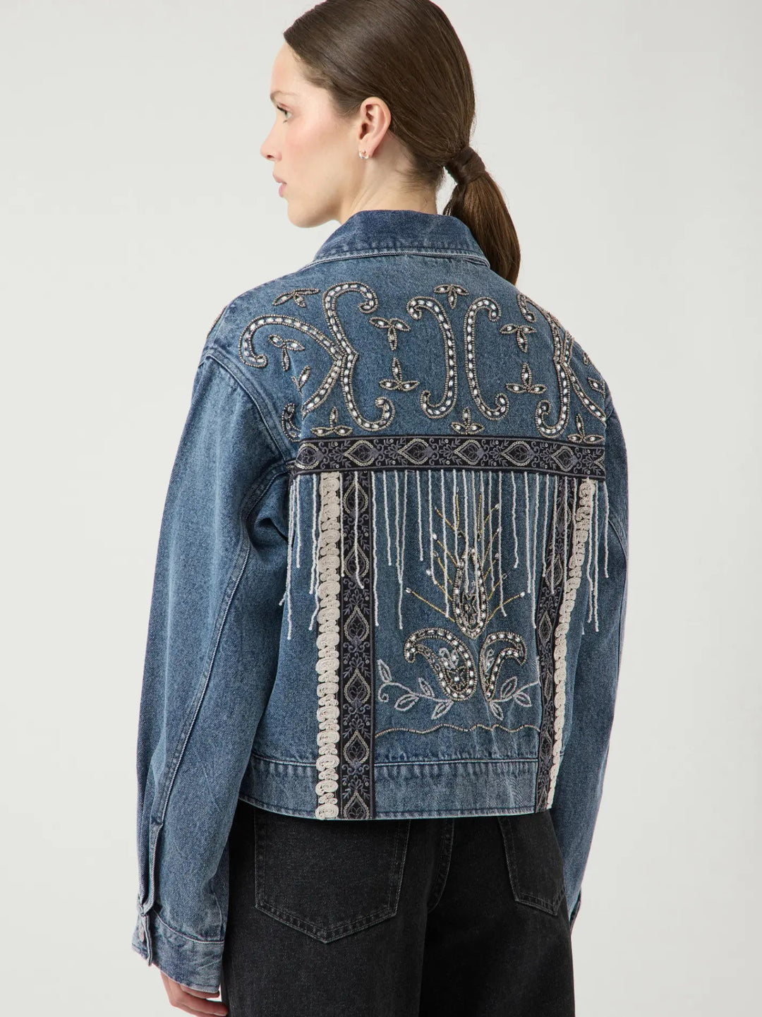 Vision Ls Denim Emb Jacket Light Blue Denim | Yttertøy | Smuk