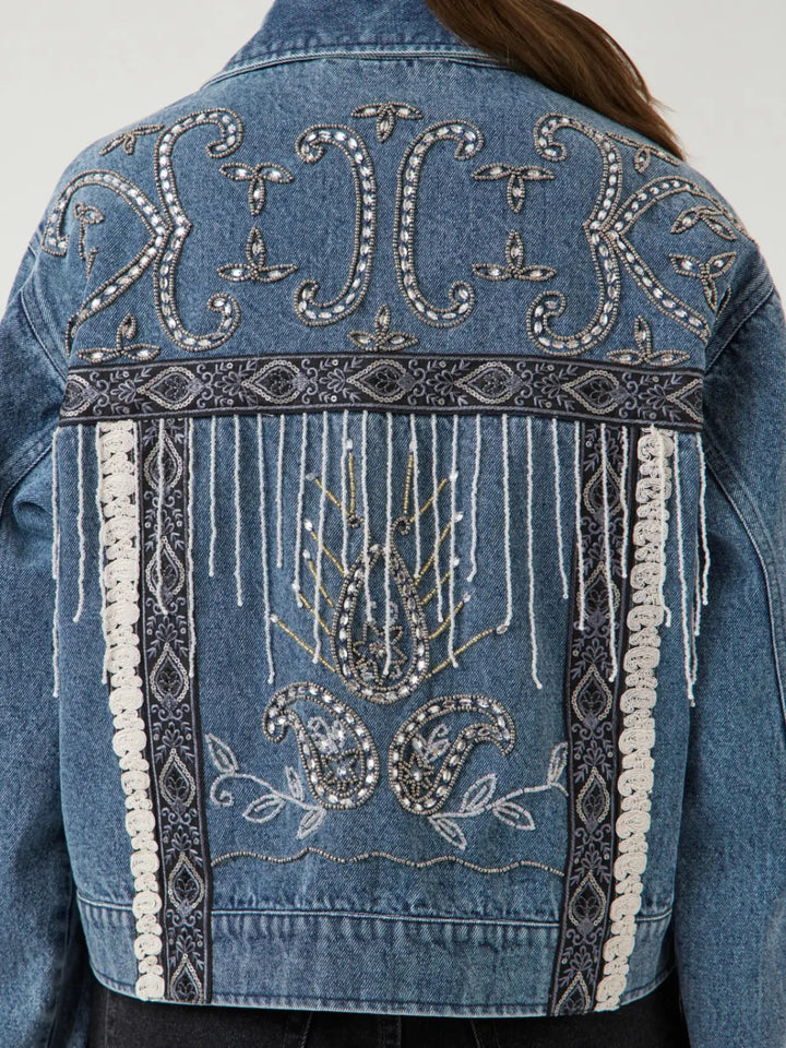 Vision Ls Denim Emb Jacket Light Blue Denim | Yttertøy | Smuk
