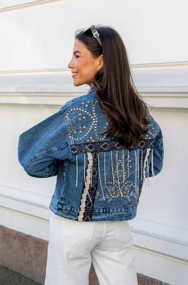 Vision Ls Denim Emb Jacket Light Blue Denim | Yttertøy | Smuk
