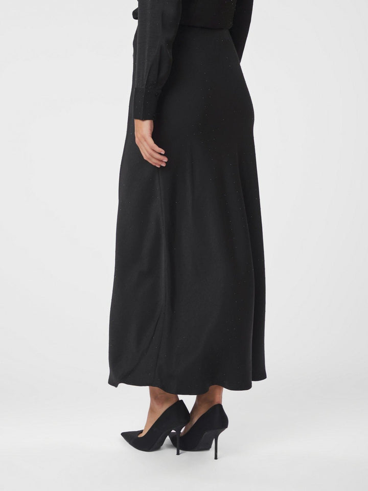 Viso Heavy Sateen Bedaz Skirt Black | Skjørt | Smuk