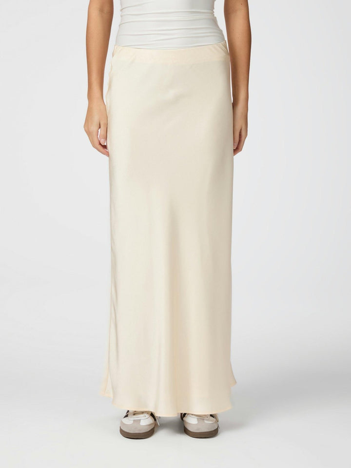 Viso Heavy Sateen Skirt Pearl | Skjørt | Smuk