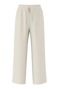 Viva-Gulia Hw Long Linen Pant  Sandshell
