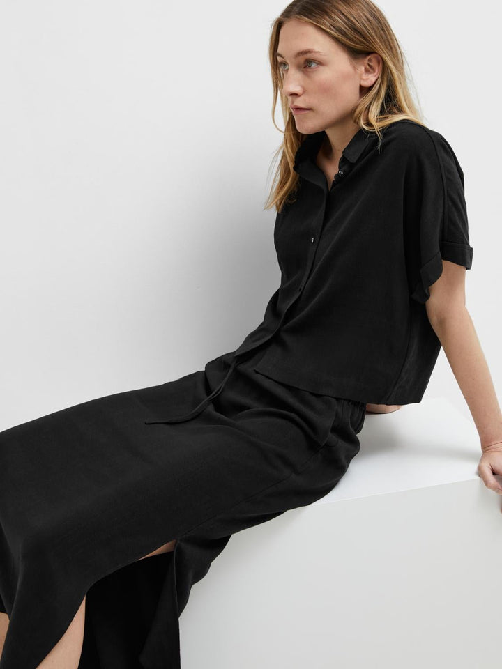Viva Hw Ankle Skirt Black | Skjørt | Smuk - Dameklær på nett