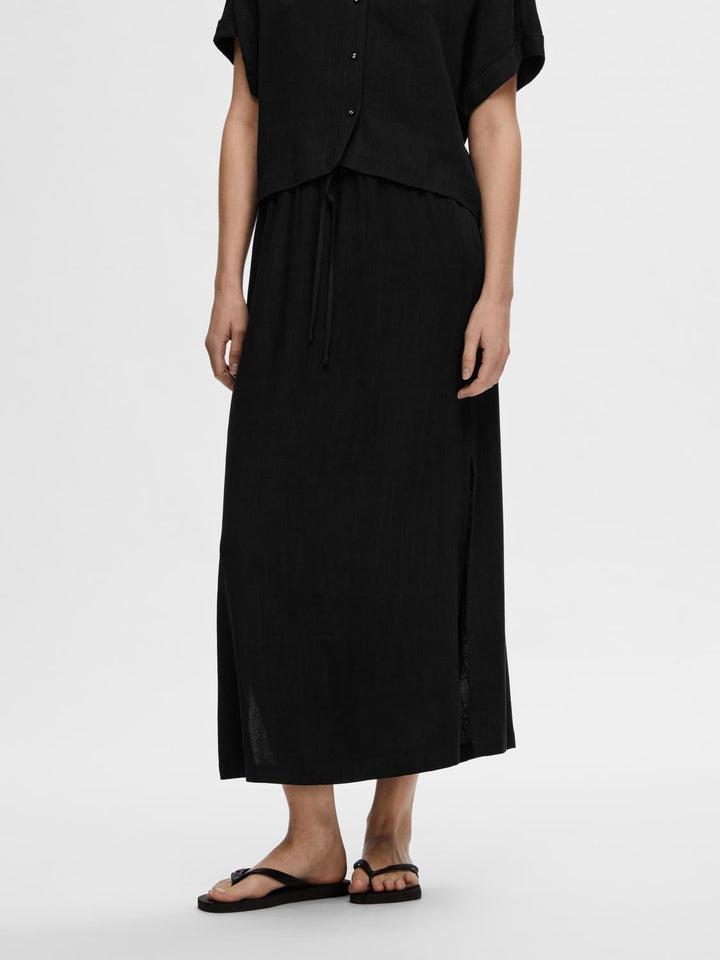 Viva Hw Ankle Skirt Black | Skjørt | Smuk - Dameklær på nett