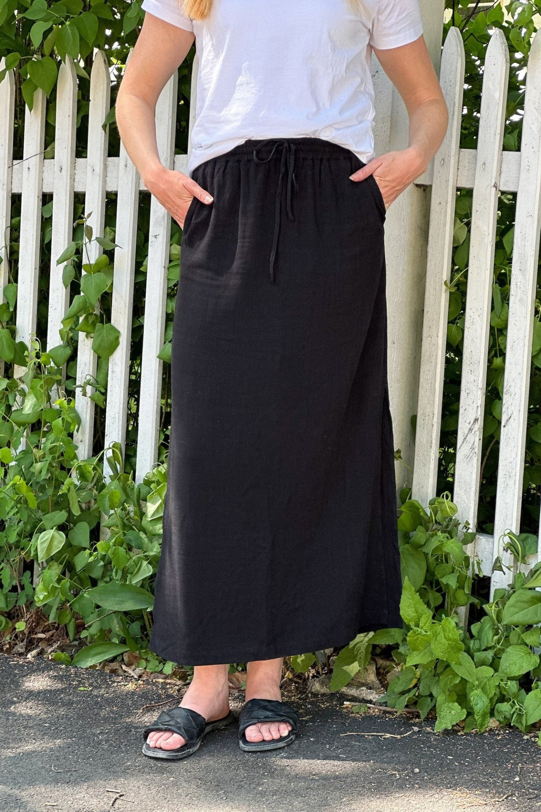 Viva Hw Ankle Skirt Black | Skjørt | Smuk - Dameklær på nett