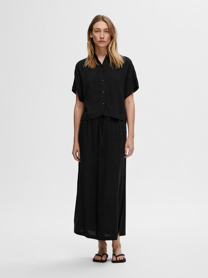 Viva Hw Ankle Skirt Black | Skjørt | Smuk - Dameklær på nett