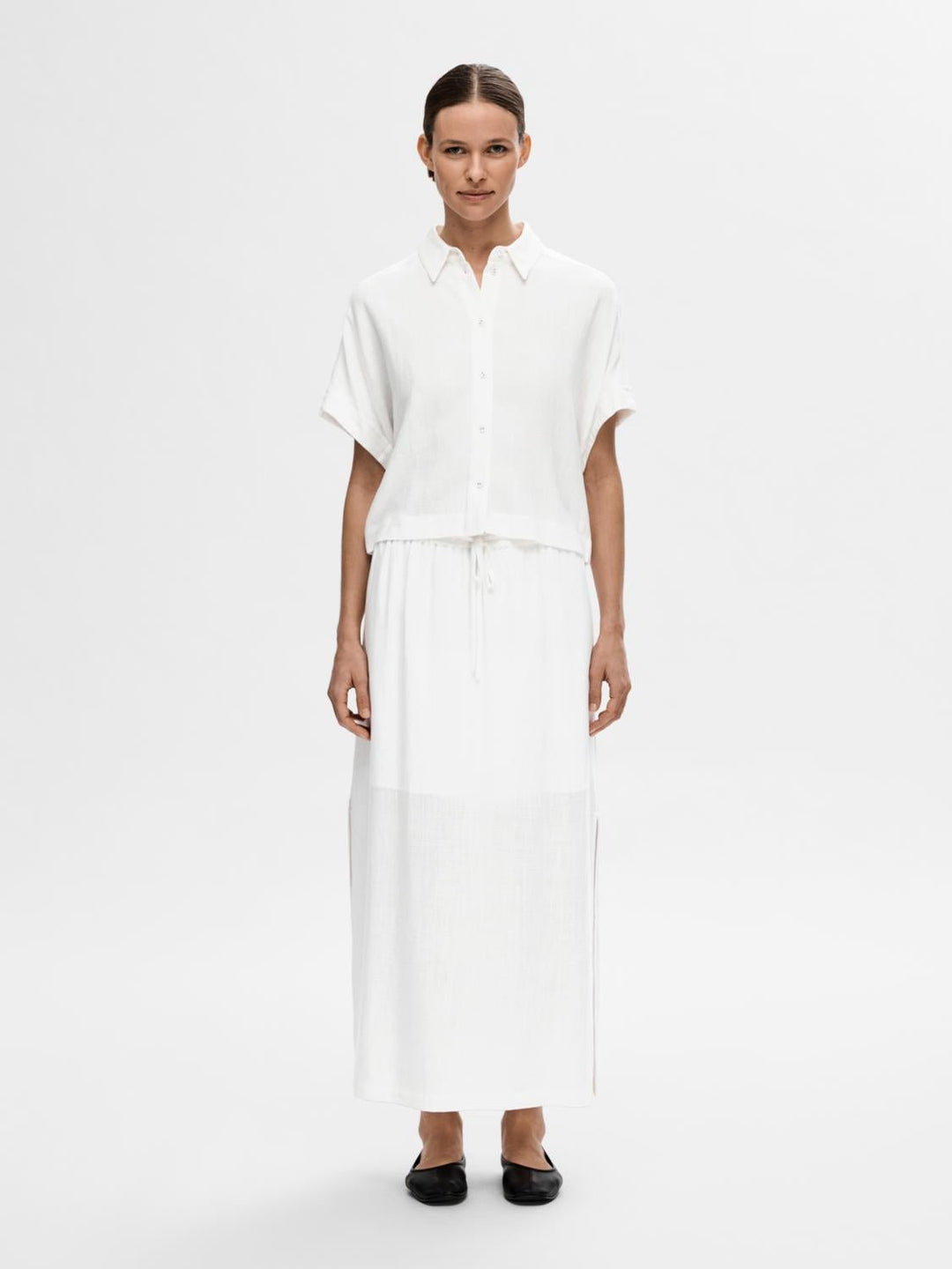 Viva Hw Ankle Skirt Snow White | Skjørt | Smuk - Dameklær på nett