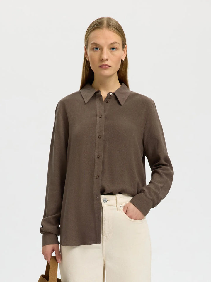 Viva Ls Sun Shirt Chocolate Chip | Skjorter og bluser | Smuk
