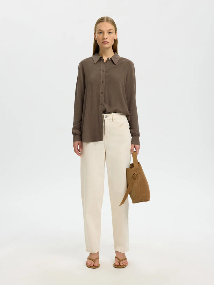 Viva Ls Sun Shirt Chocolate Chip | Skjorter og bluser | Smuk