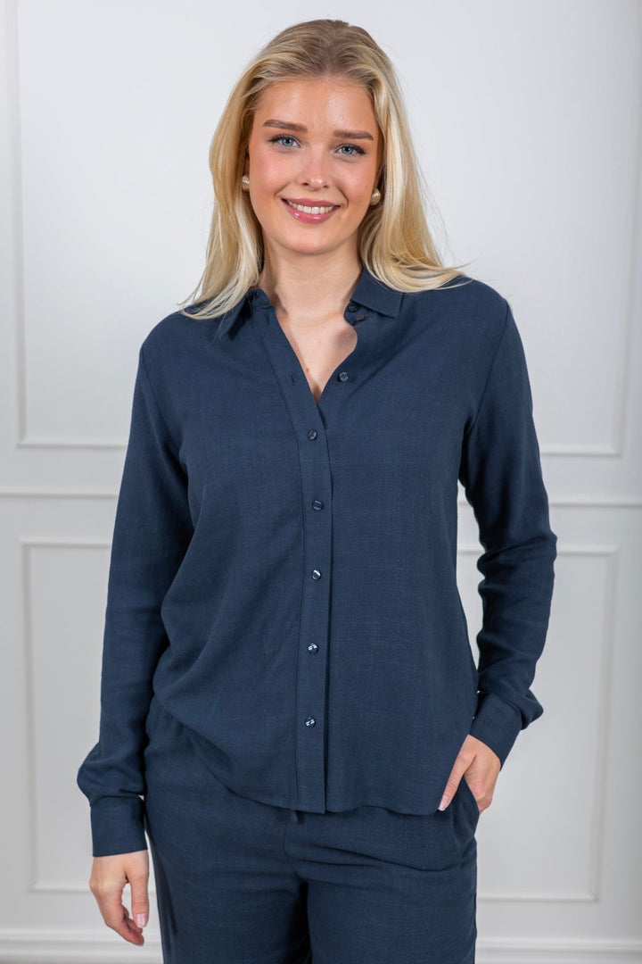 Viva Ls Sun Shirt Dark Sapphire