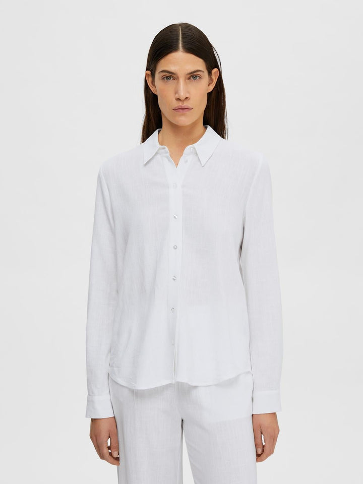 Viva Ls Sun Shirt Snow White | Skjorter og bluser | Smuk - Dameklær på nett