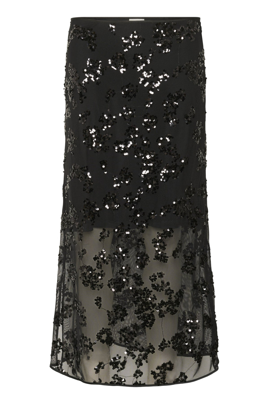 Vivika Skirt Black Sequins On Mesh | Skjørt | Smuk - Dameklær på nett