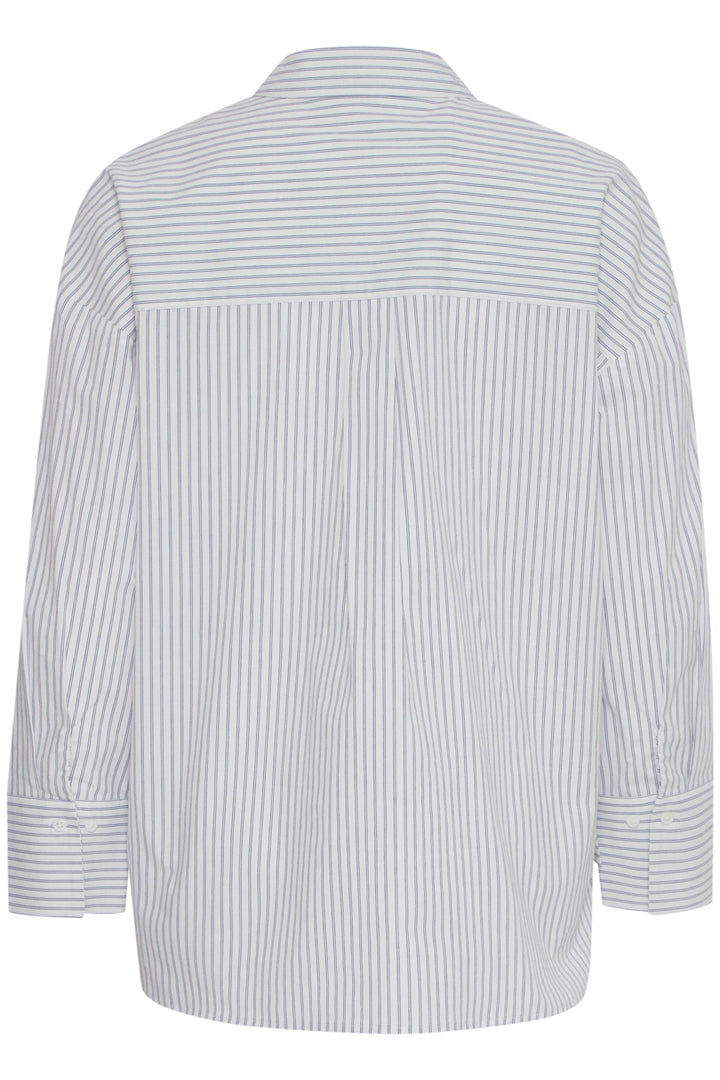Vuja Shirt Blanc De Blanc Stripe Frvuja | Skjorter og bluser | Smuk - Dameklær på nett