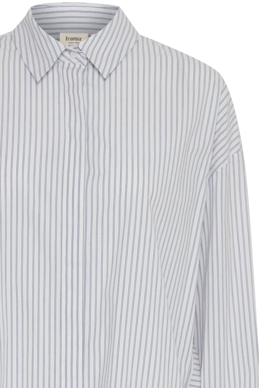 Vuja Shirt Blanc De Blanc Stripe Frvuja | Skjorter og bluser | Smuk - Dameklær på nett