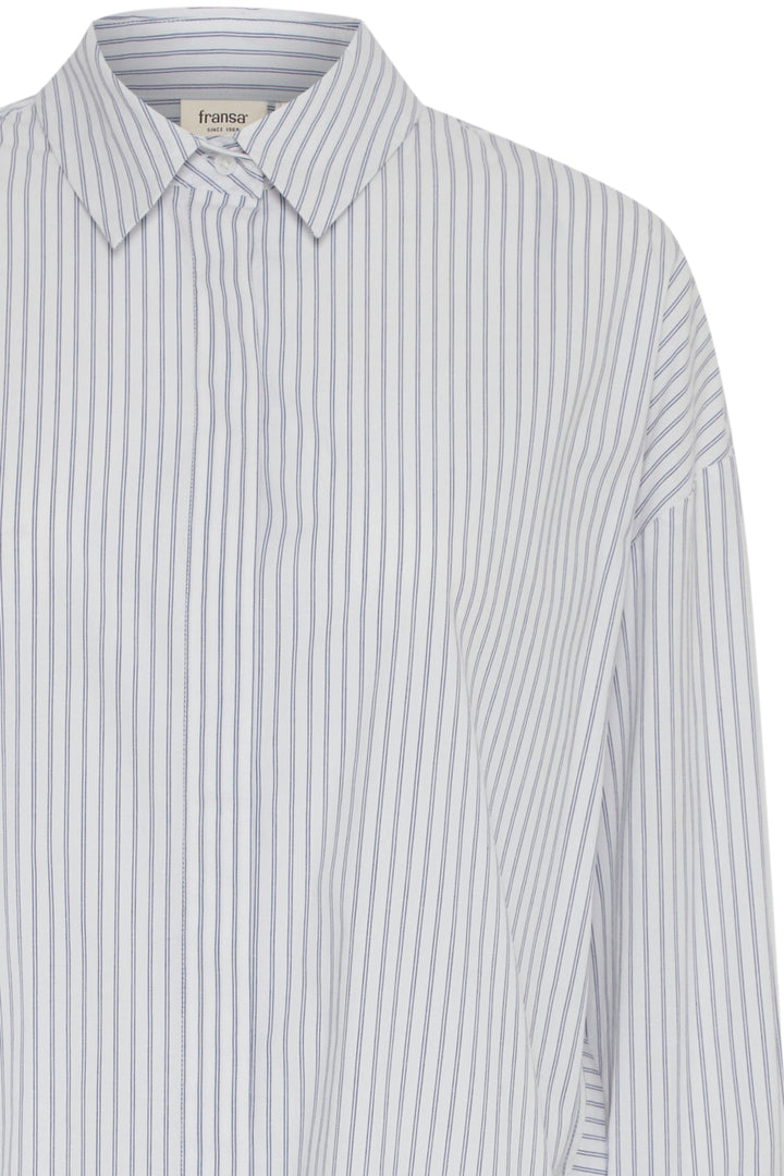 Vuja Shirt Blanc De Blanc Stripe Frvuja | Skjorter og bluser | Smuk - Dameklær på nett