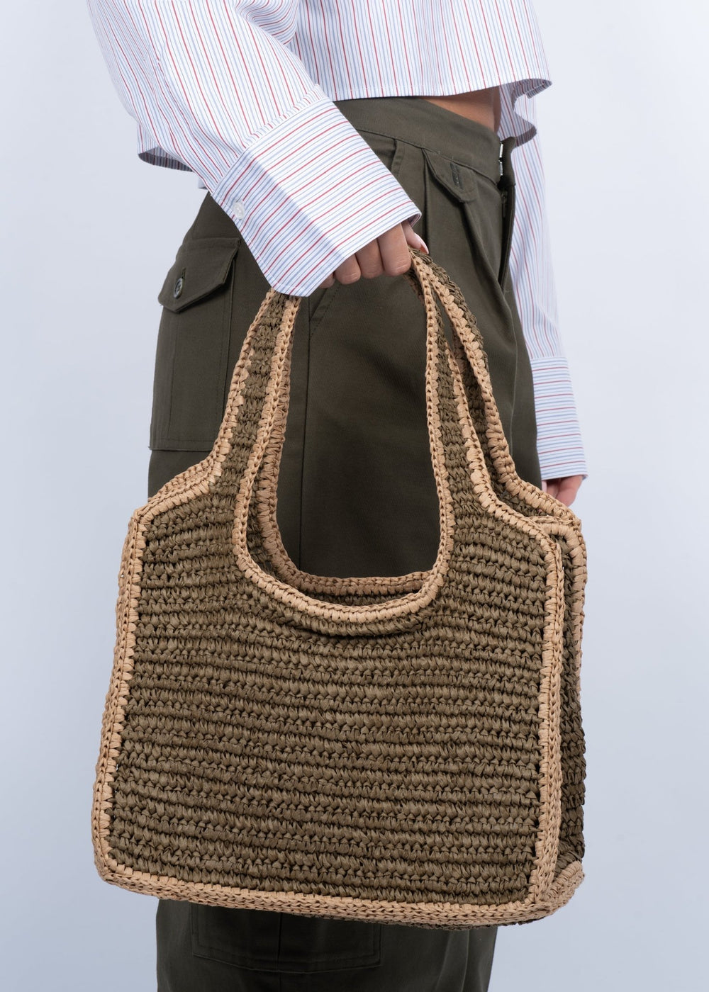 Waffle Cloud Bag Chocolate | Accessories | Smuk