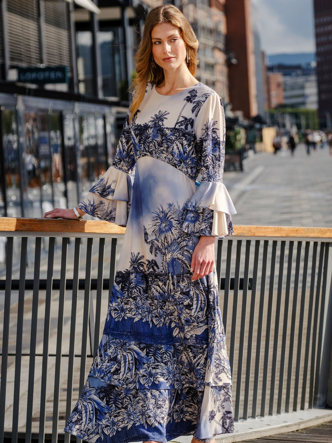 Waikiki Dress Shaded Blue | Kjoler | Smuk