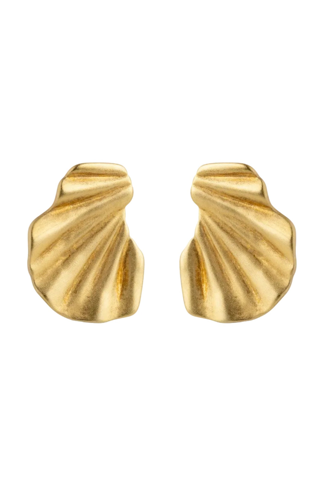 Wave Earring Gold | Smykker | Smuk