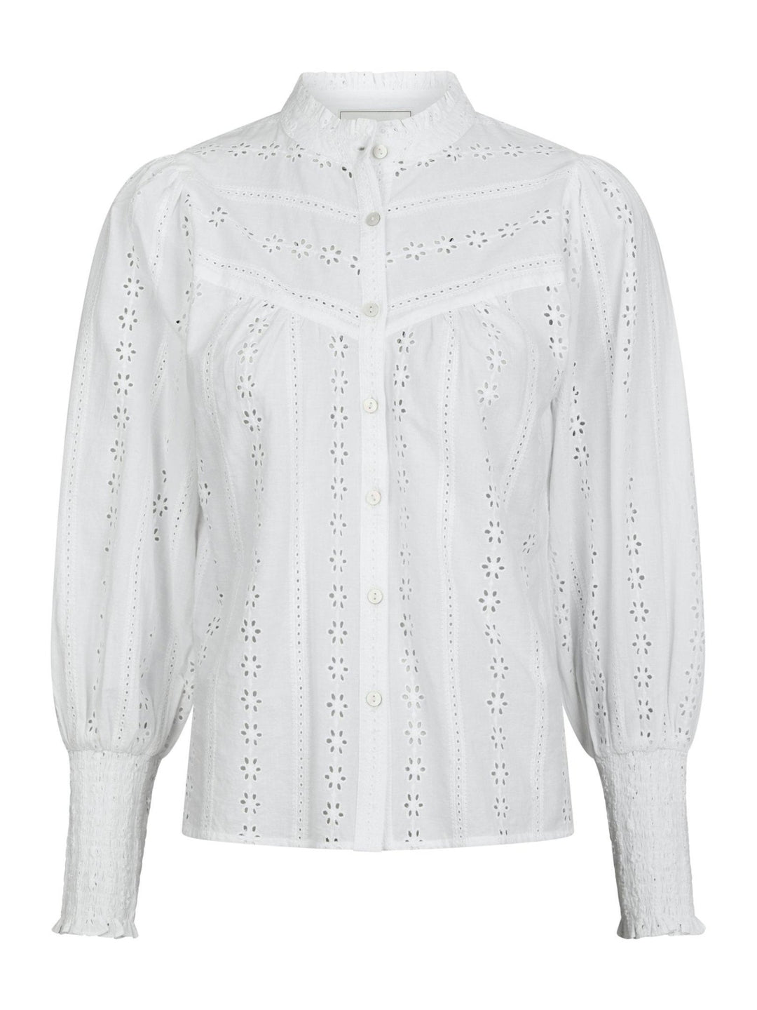 Wenna Embroidery Blouse White | Skjorter og bluser | Smuk - Dameklær på nett