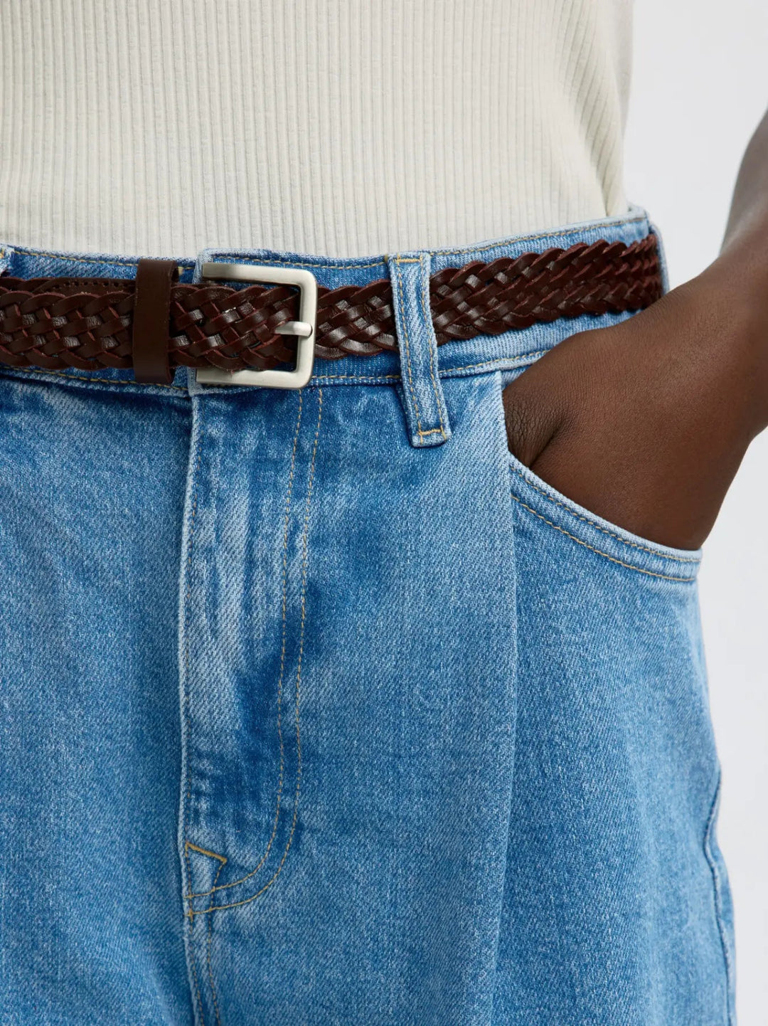 Wide Merle - Kori Hw Denim Shorts Light Blue Denim | Shorts | Smuk