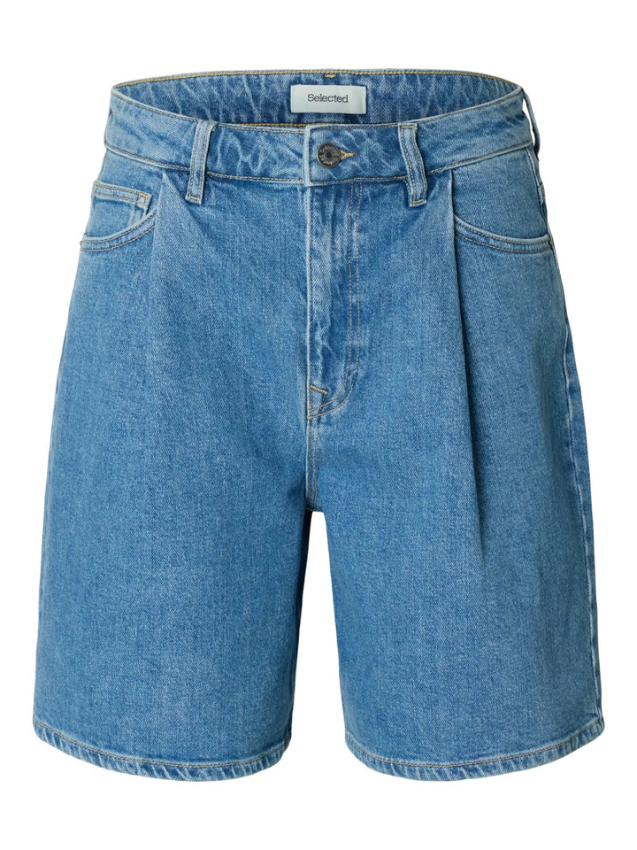 Wide Merle - Kori Hw Denim Shorts Light Blue Denim | Shorts | Smuk