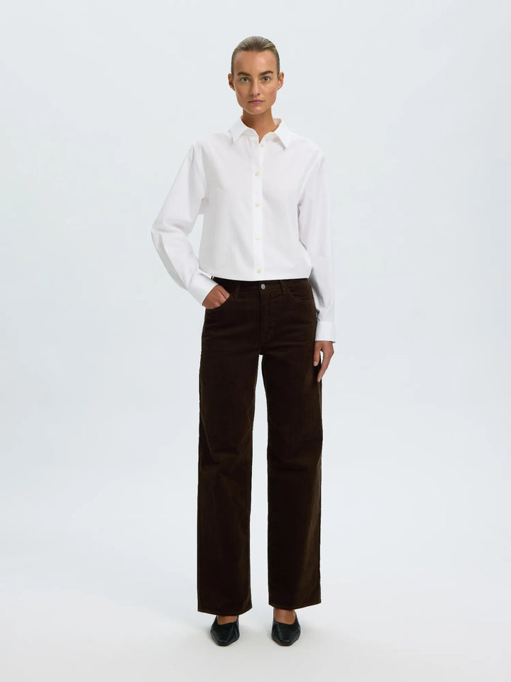 Wide Runa Hw Corduroy Pant Delicioso | Bukser | Smuk