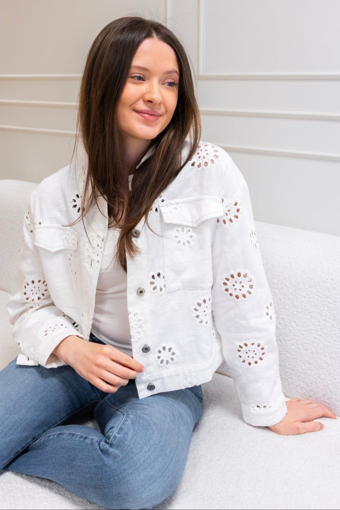 Willow Jacket White | Yttertøy | Smuk - Dameklær på nett