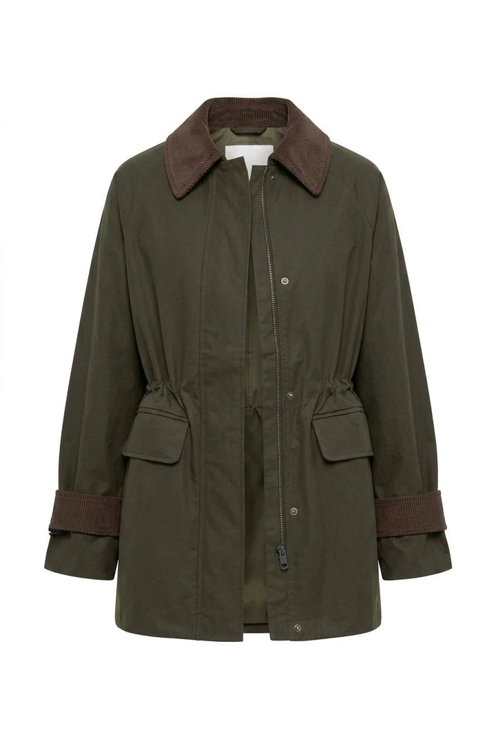 Wilma Waxed Jacket Grape Leaf | Yttertøy | Smuk