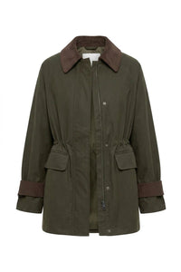 Wilma Waxed Jacket Grape Leaf