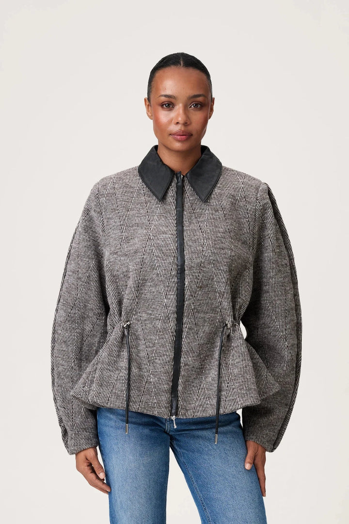 Windsor Cropped Jacket Beige | Yttertøy | Smuk