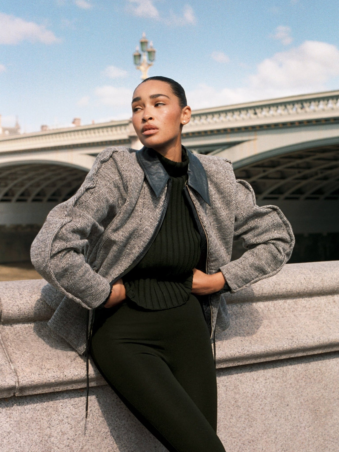 Windsor Cropped Jacket Beige | Yttertøy | Smuk