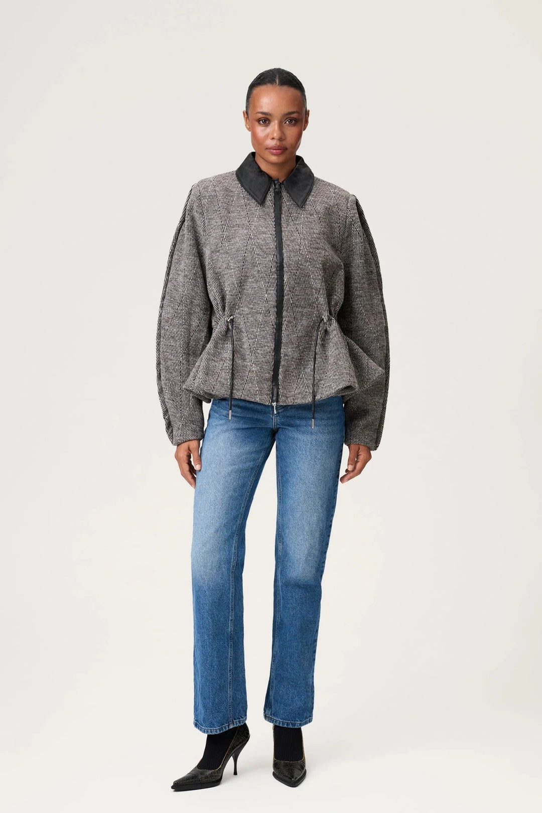 Windsor Cropped Jacket Beige | Yttertøy | Smuk
